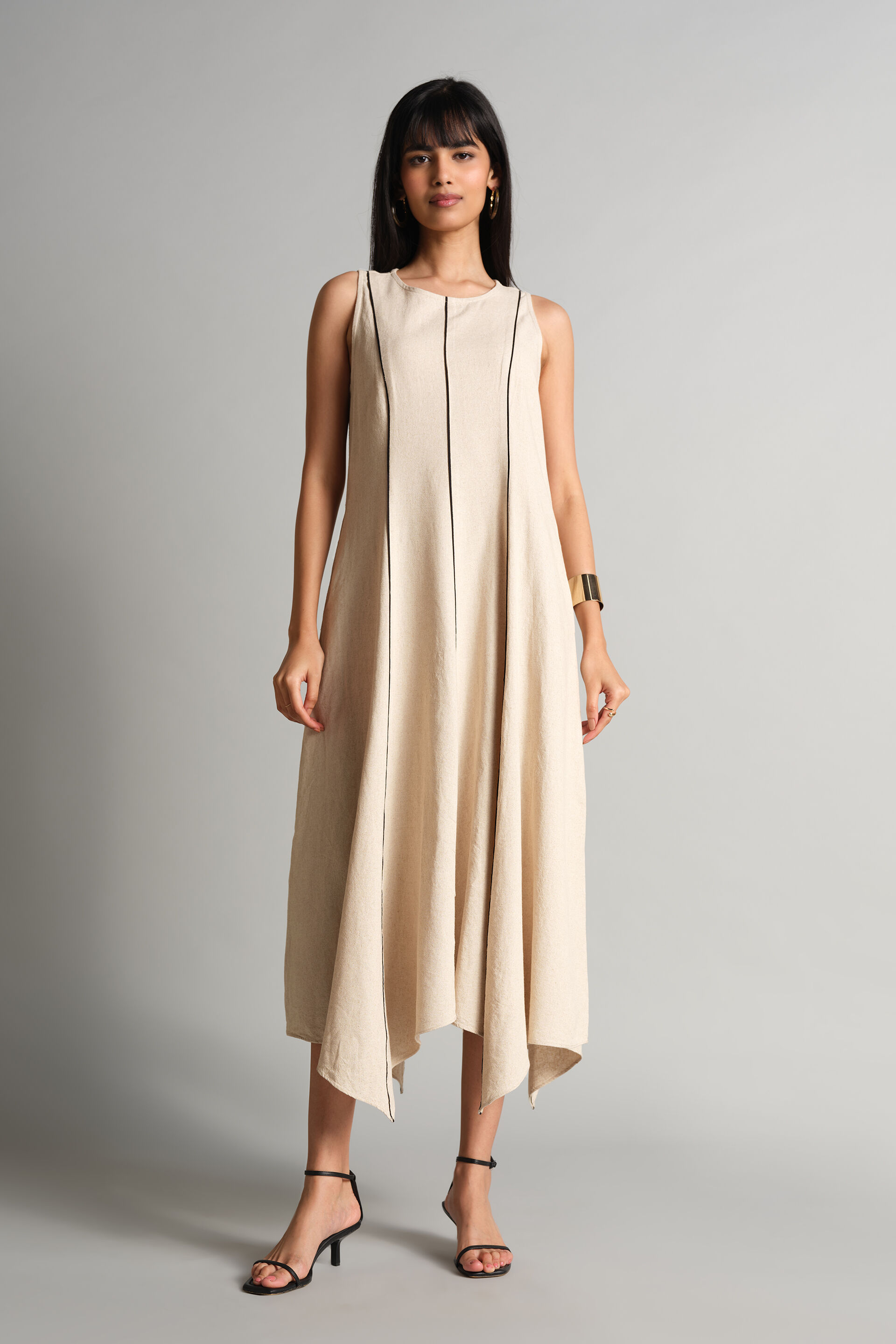 Time To Sway Natural Maxi Dress, Natural, image 3